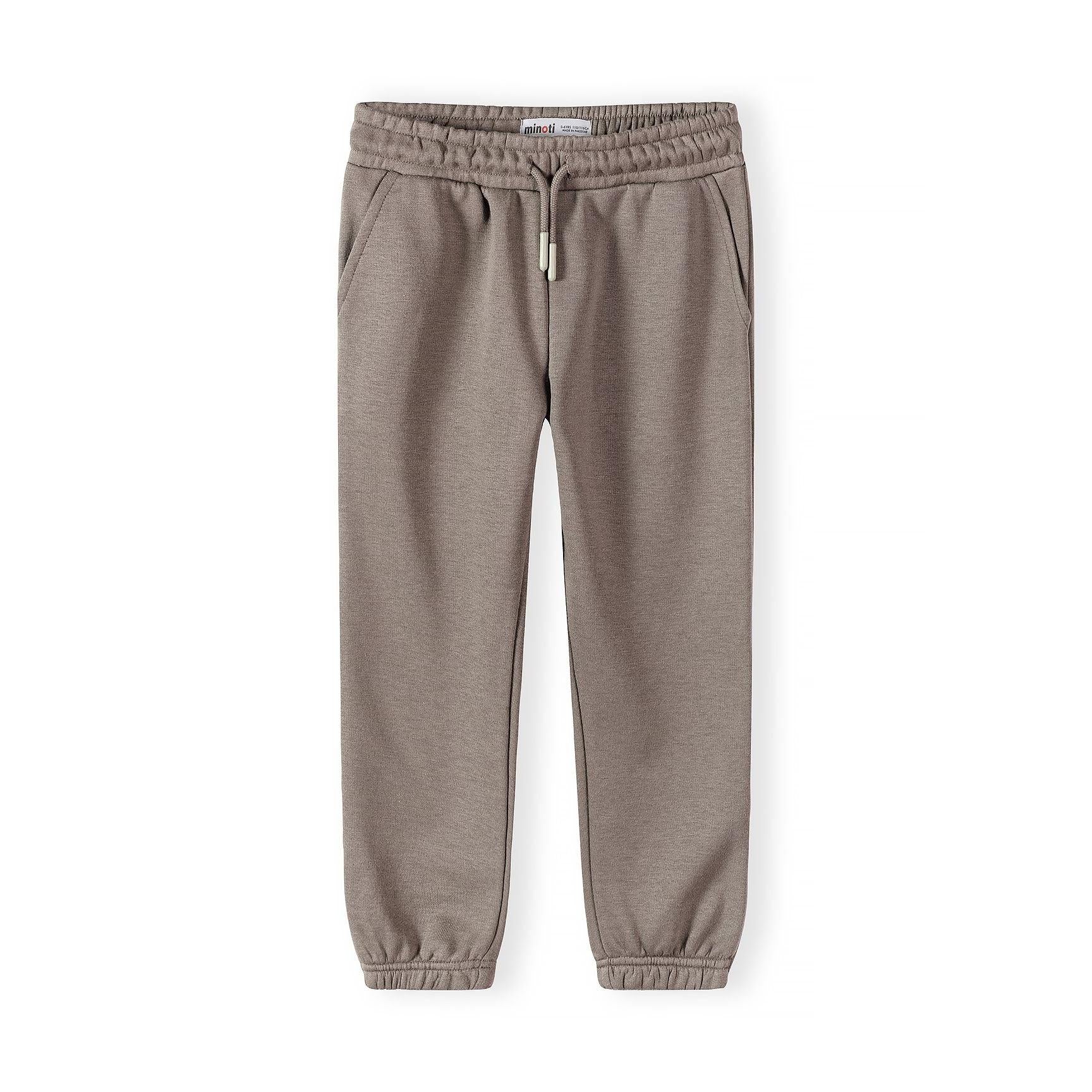 Lot de 3 joggings bleu et beige à taille élastiquée (3–15 ans)
